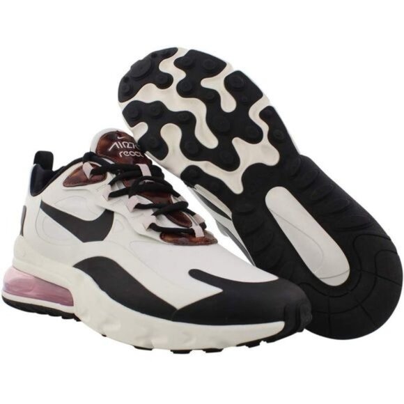 Nike Air 270 React CU4752-100 Sail/Barely Rose/Black Tortoise Shell  Size 8 - Picture 2 of 13